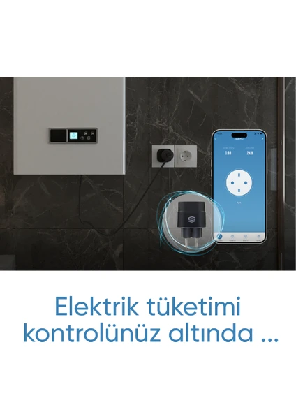 Akıllı WiFi Priz Zaman Ayarlı Akım Korumalı Uzaktan Kontrol