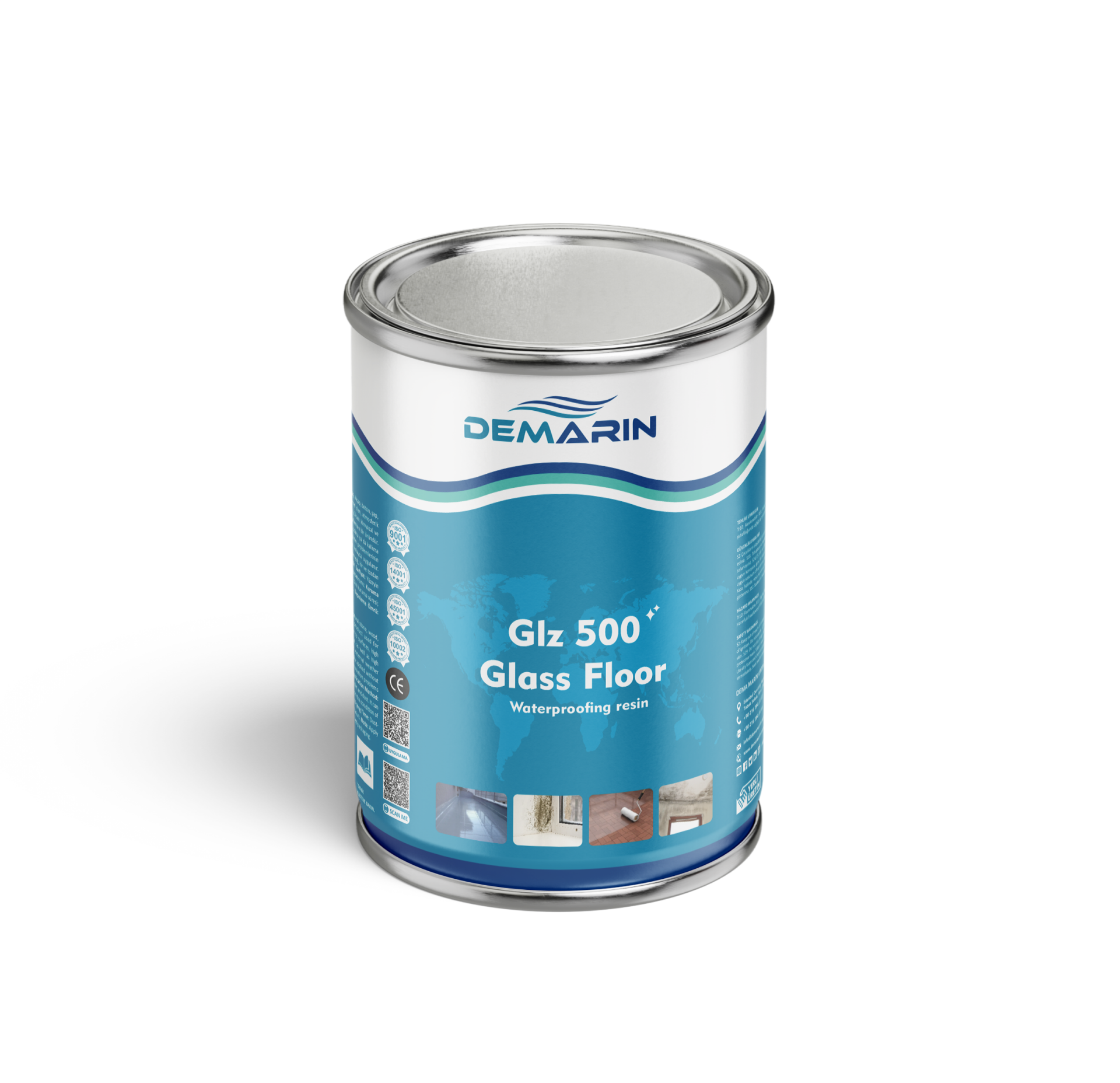 Demarin GLZ-500 Glass Floor Yalıtım Boyası