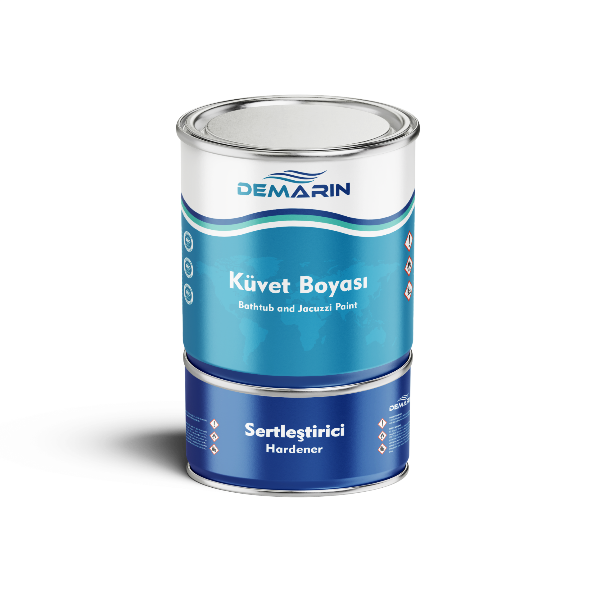 Demarin Solventsiz Self-Leveling Epoksi Küvet Boyası