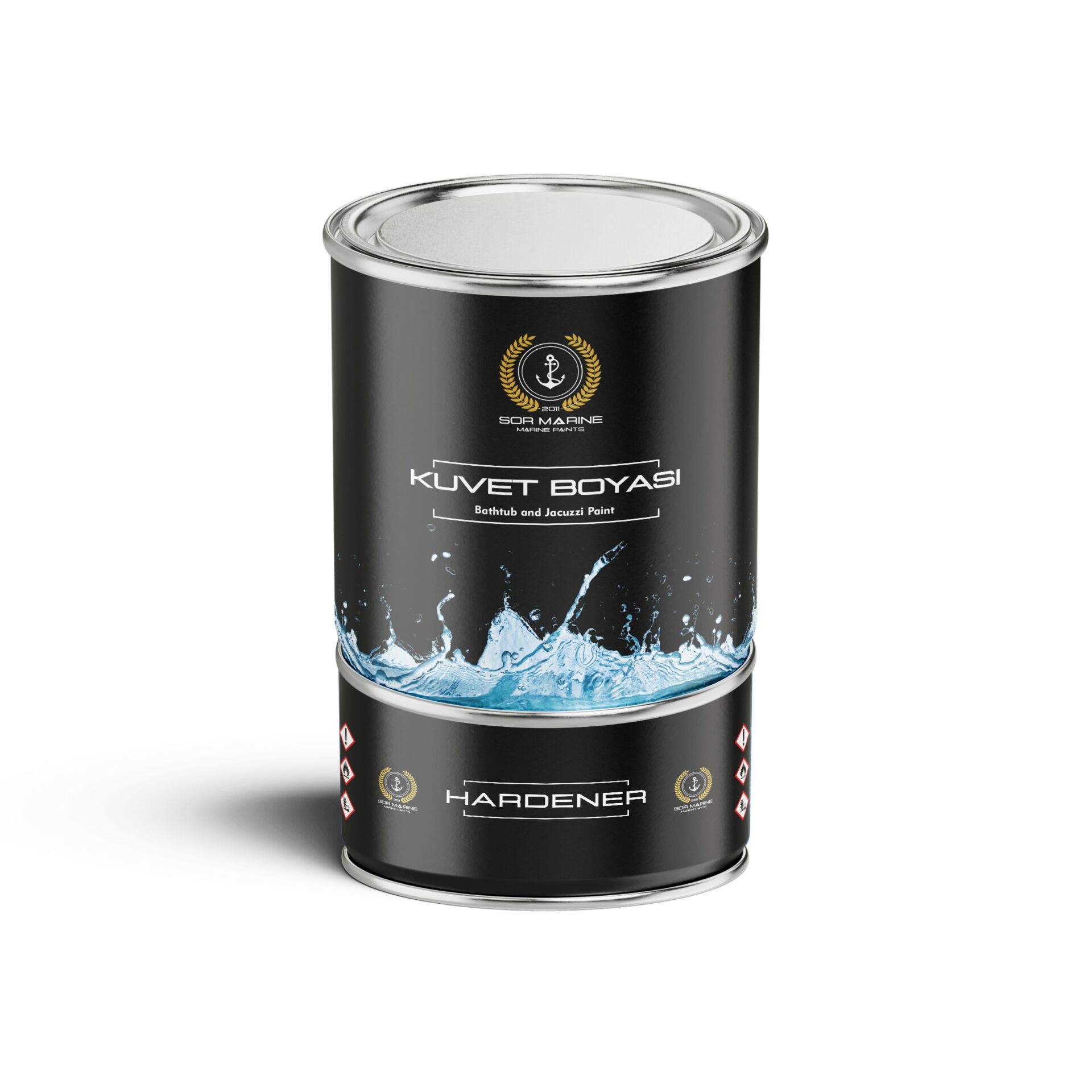 Sor Marine Solventsiz Self-Leveling Epoksi Küvet Boyası